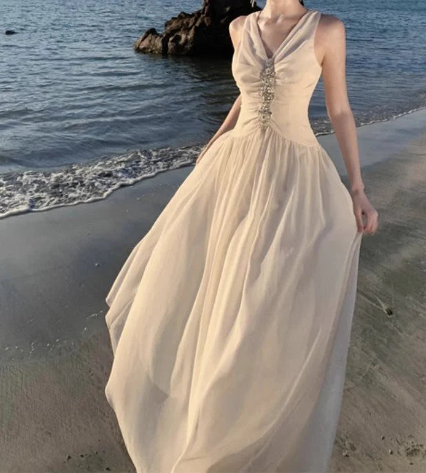 Unique design Pink V-neck A-Line Cute Retract Your Waist Birthday Prom Dress