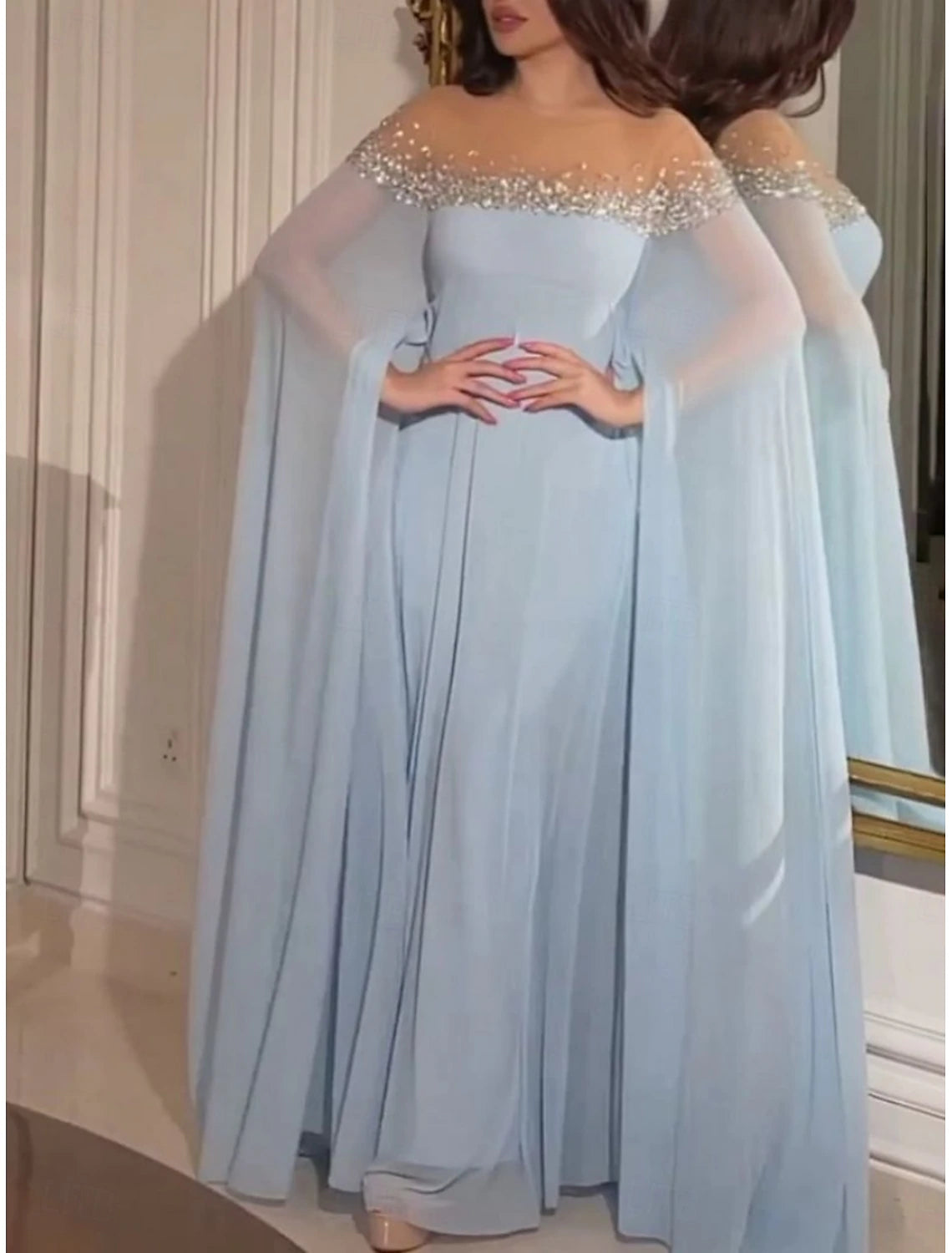 Women's Maxi Dress A Line Dress Off The Shoulder Dress Elegant Party Dress