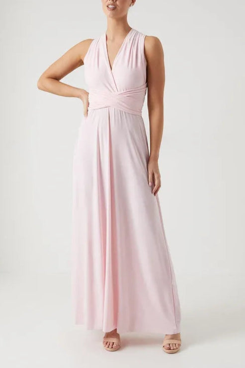 Multiway Jersey Elegant and gentle Retract Your Waist Bridesmaid Dress