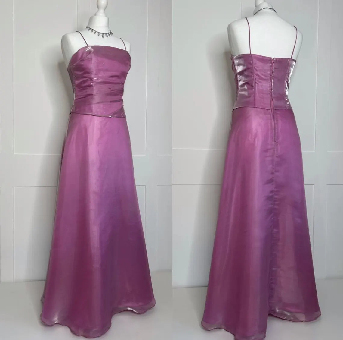 cruise vintage irridescent pink prom dress purple exquisite tailoring party dress