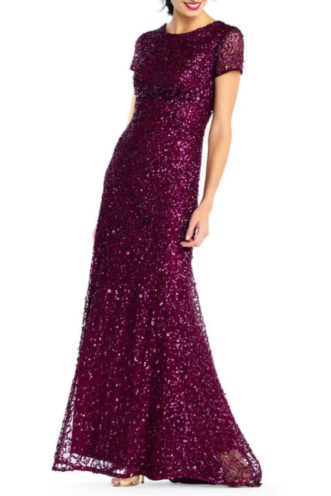 Full of charm Backless Slim-fit Long Mother Of The Bride Outfits Dress