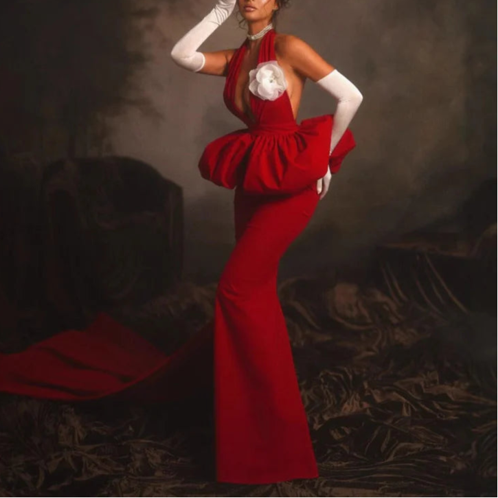 Full of charm Top-quality fabric High-End Sexy Bandage Sleeveless Party Dress