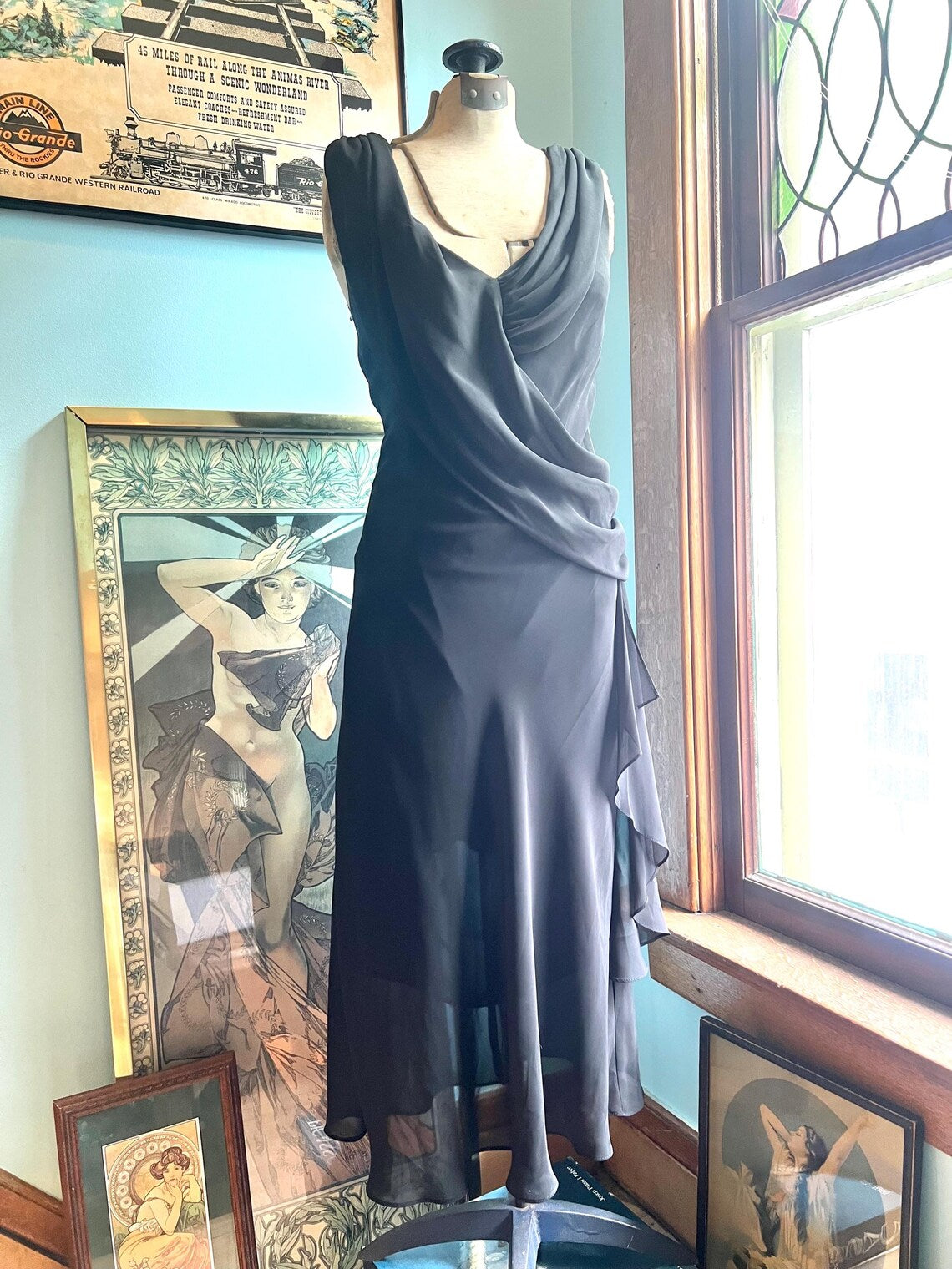 Y2K Black  Retract Your Waist Prom Dress Sleeveless Unique design Formal Dress