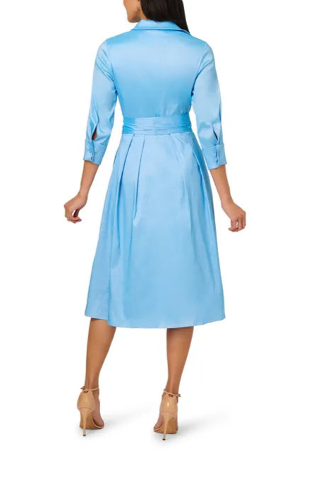 Taffeta Shirt Top-quality fabric Midi Mother Of The Bride Outfits Dress