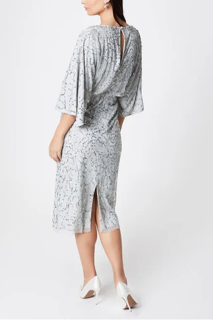 Embellished Pencil Retract Your Waist Midi Mother Of The Bride Outfits Dress