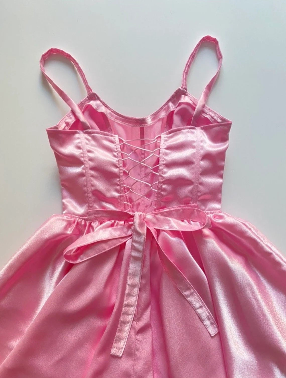 pink satin short dress short corset dress simple design homecoming dress
