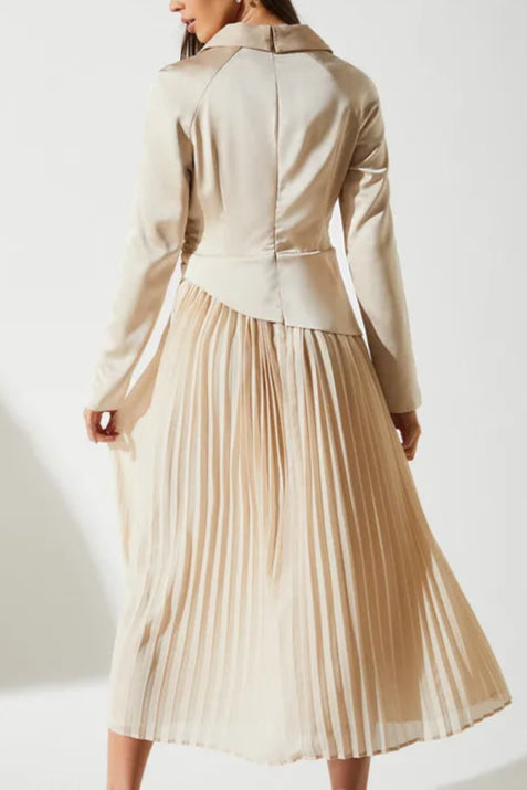 Tailored Pleat Skirt Unique design Midi Tailored Pleat Skirt Midi Dress Dress
