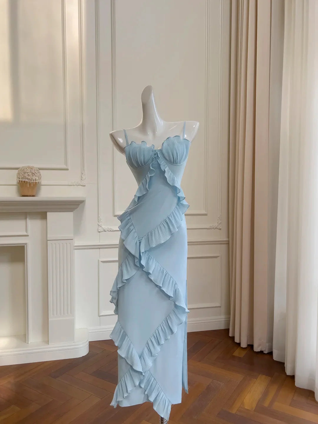 Simple A Line Strapless Burgundy Satin Short Retract Spaghetti strap Your Waist Homecoming Dress