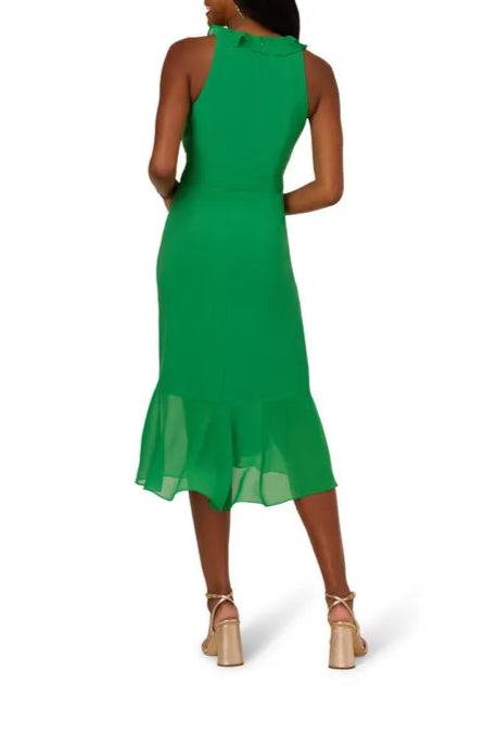 Surplice Retract Your Waist Combo Midi Mother Of The Bride Outfits Dress