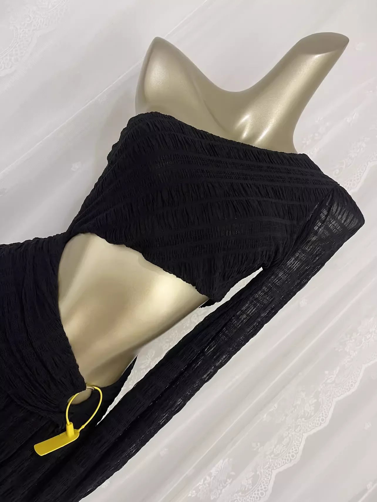 One Shoulder Black Vacation Beach Dress Simple Sheath Prom Dresses