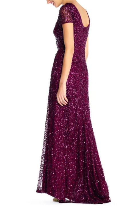 Full of charm Backless Slim-fit Long Mother Of The Bride Outfits Dress