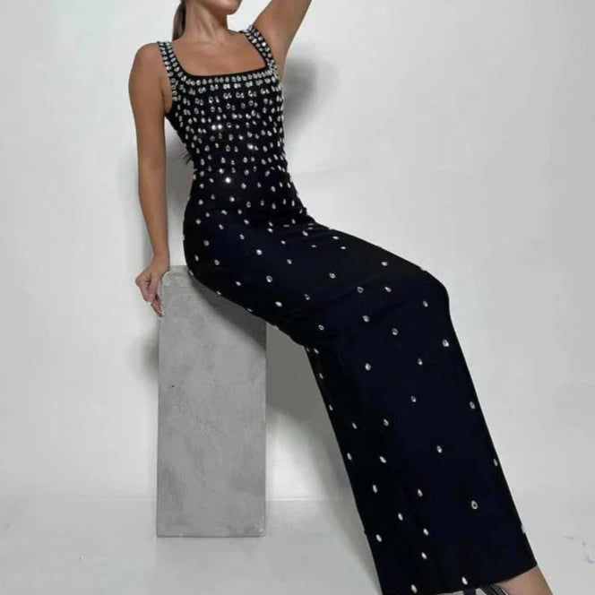 Unique design Sexy Backless Crystal Bandage Exquisite tailoring Prom Dress