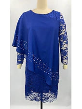 Women's Midi Dress Party Dress Work Dress Sheath Dress Church Dress