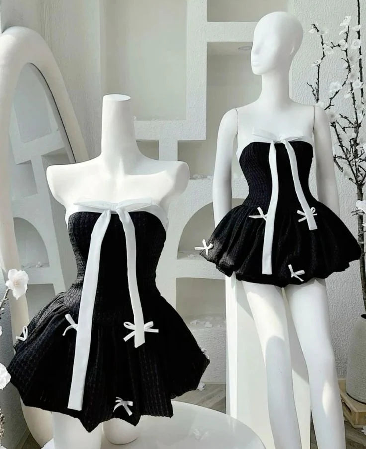 A-Line Strapless Short Party Dress Homecoming Dress