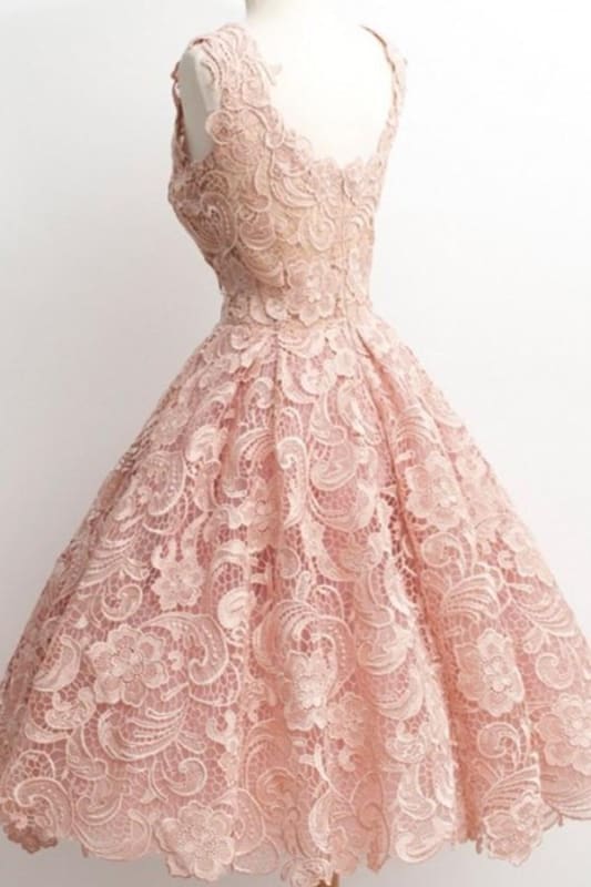 Unique design Black Lace Strap Retract Your Waist Homecoming Dress