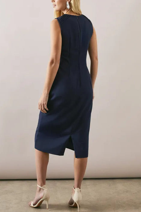 Petite Occasion Tailored Bow Pencil Mother Of The Bride Outfits Dress