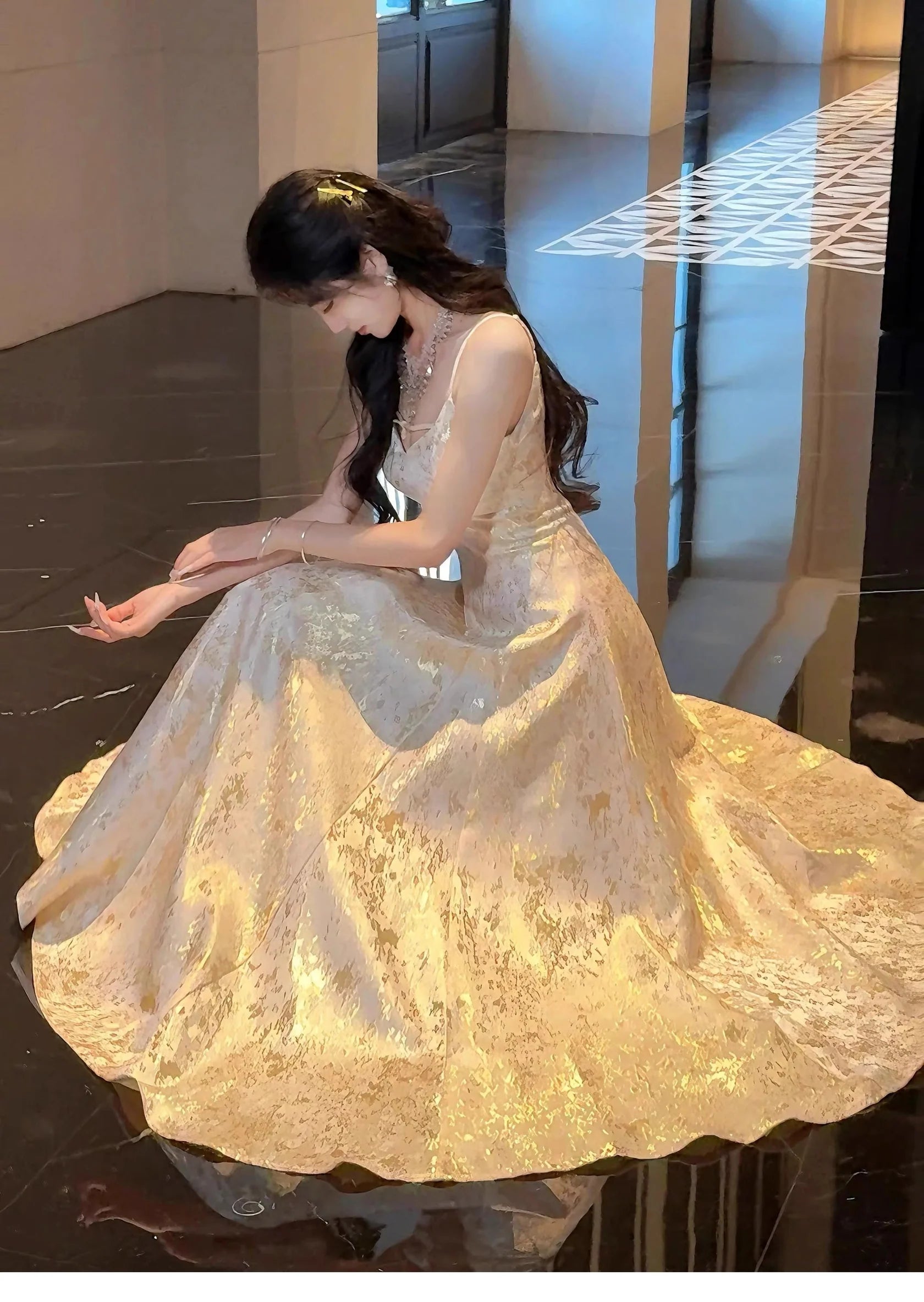 Spaghetti Straps A-Line Short Prom Dress Retract Your Waist Homecoming Dress