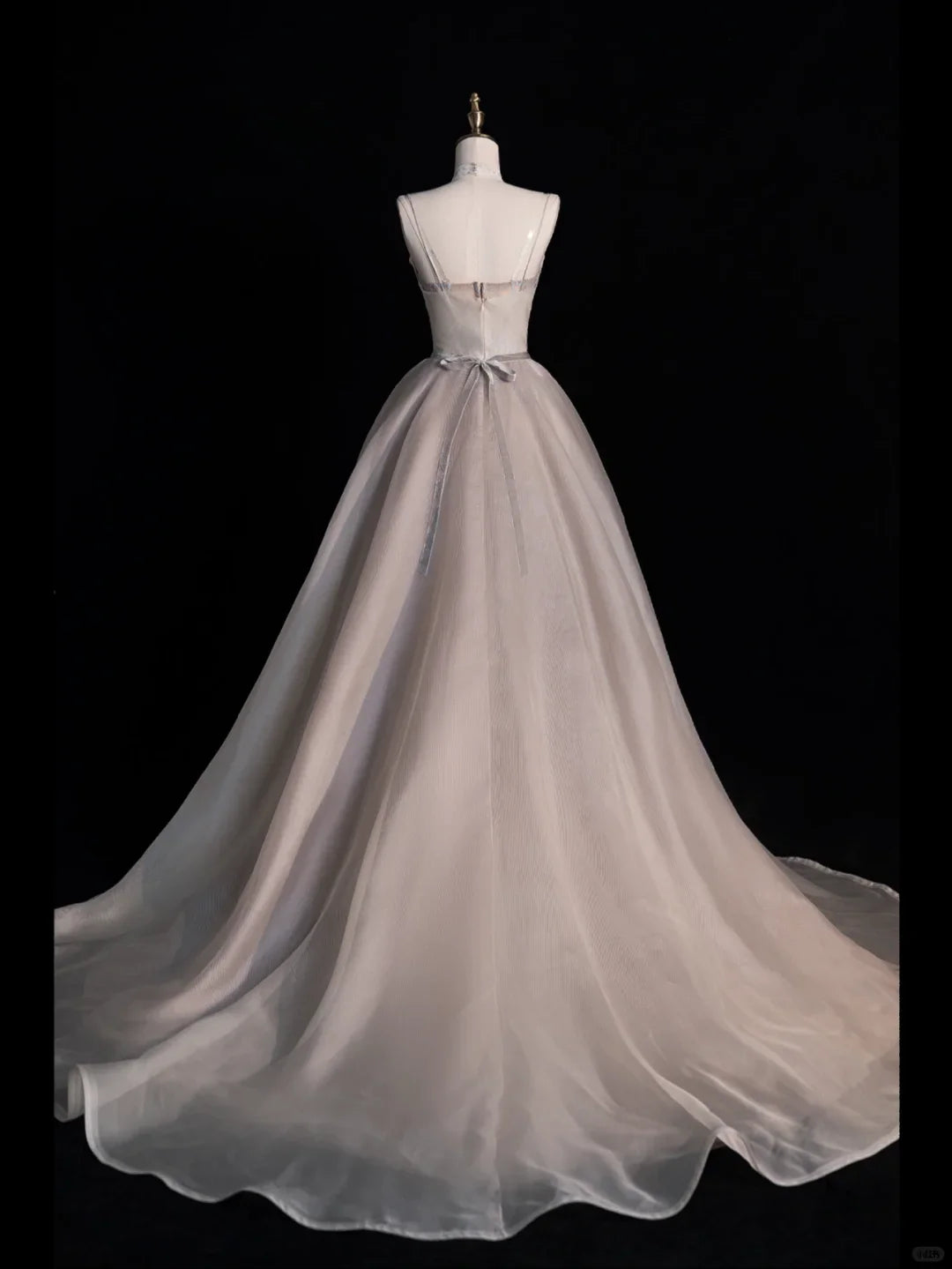 Simple A Line Sweetheart Neck Sequin Tulle Long Evening Dresses