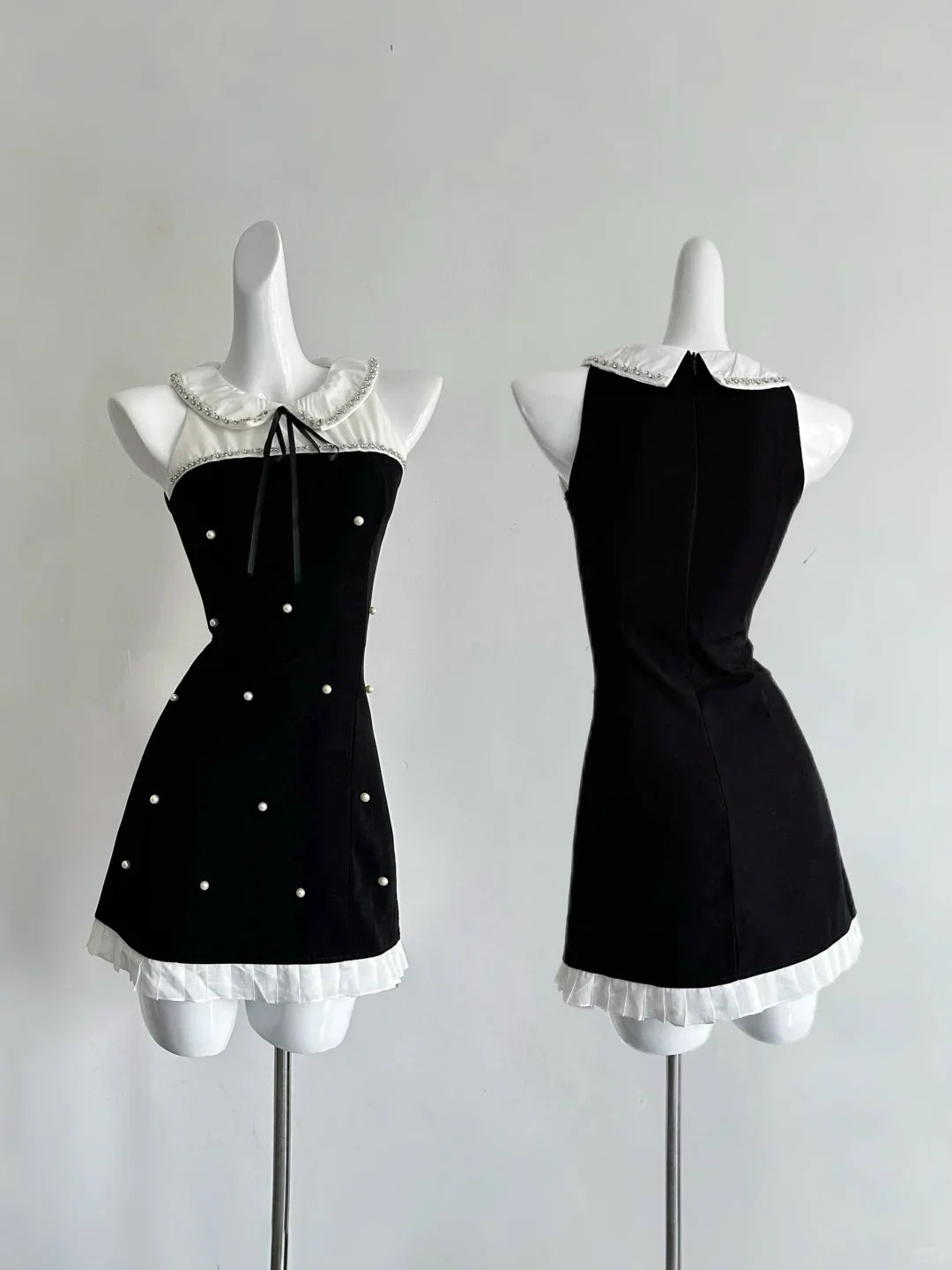 Pretty Sleeveless A Line Mini Birthday Dress Slim-fit Black Homecoming Dress