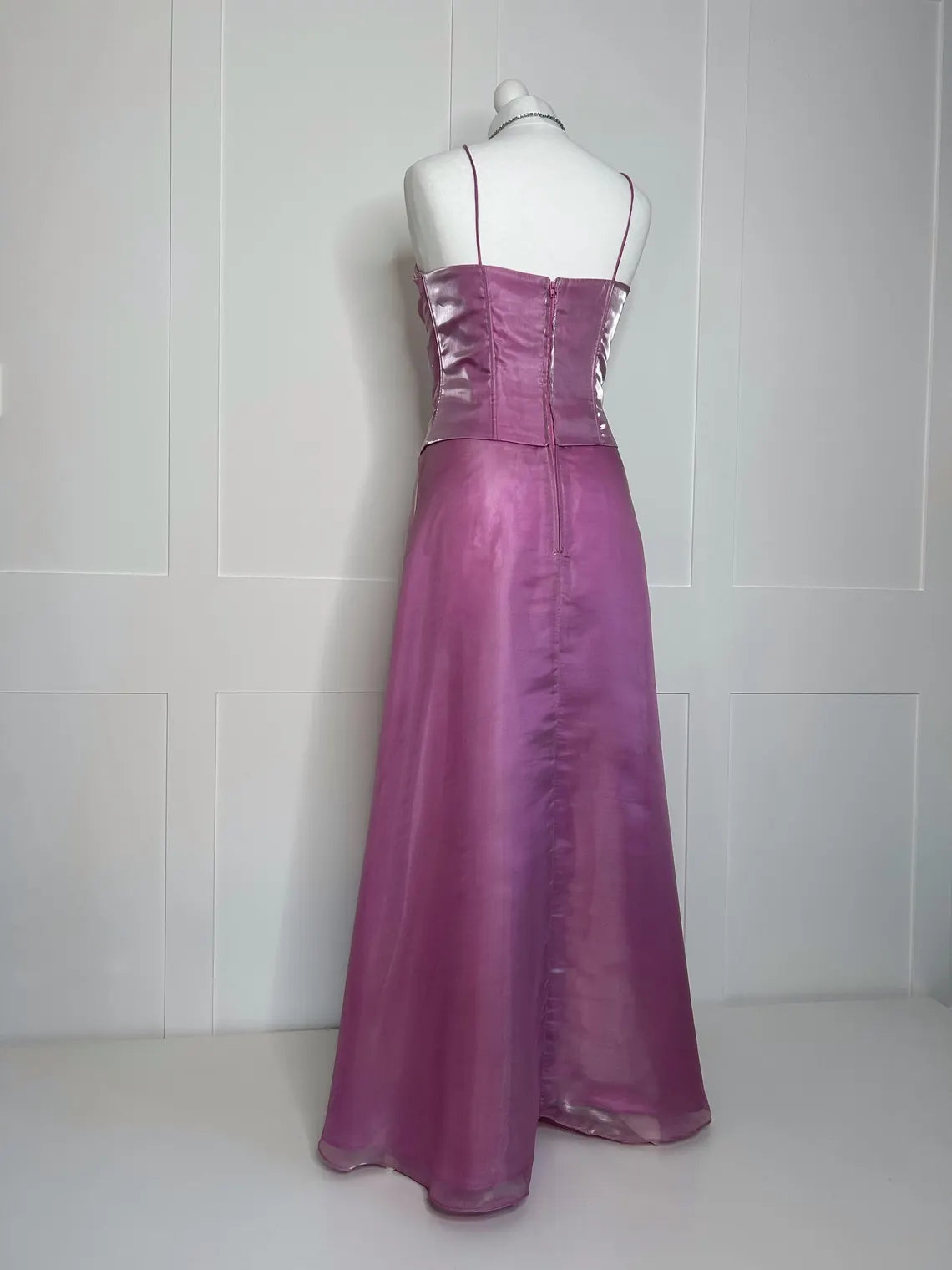 cruise vintage irridescent pink prom dress purple exquisite tailoring party dress