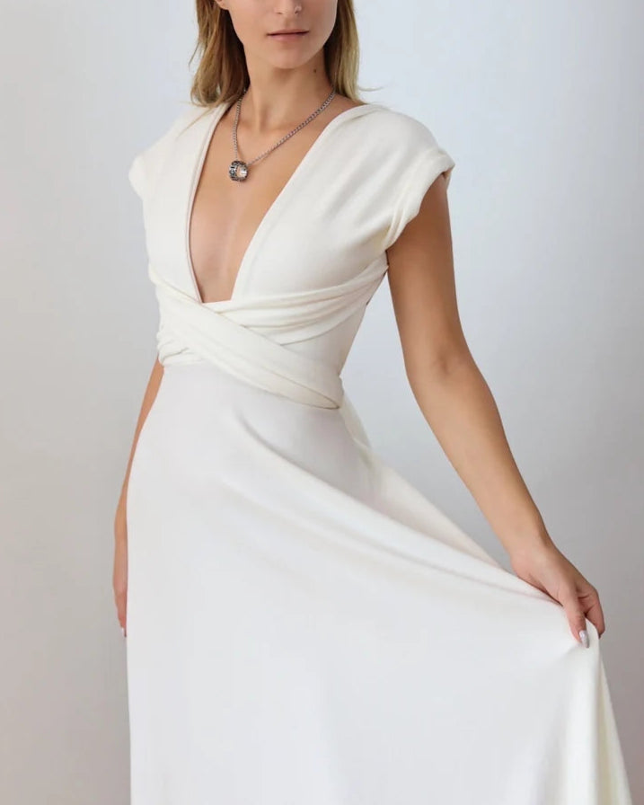 Multi Version Tie Dress Sewing Pattern Easy Beginner Pattern Goddess Dress