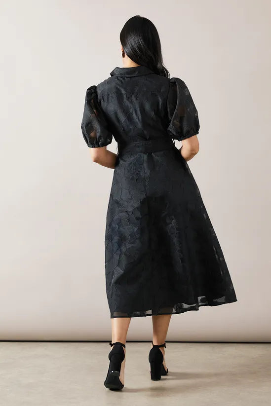 Petite Burnout Floral Shirt Retract Your Waist Mother Of The Bride Outfits Dress