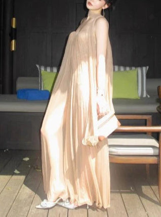 French style mesh ribbon tube top dress backless off shoulder party dress