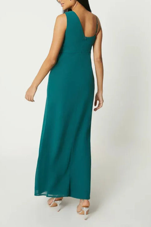 Debut London by Coast Wrap Skirt Chiffon Sleeveless Bridesmaids Dress