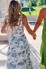 Mermaid Spaghetti Straps Glitter Mermaid Long Prom Formal Dress（副本）