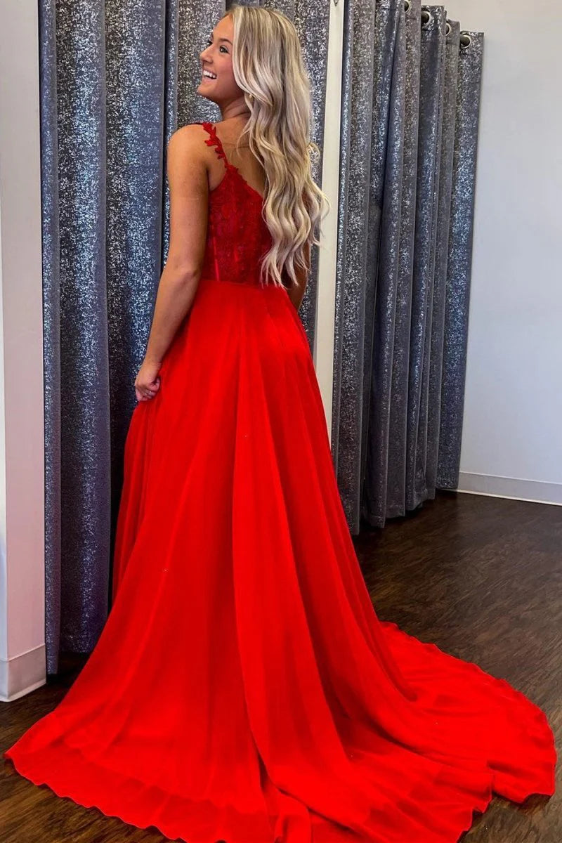 A-line Off-the-Shoulder Corset Applique Organza Periwinkle Long Prom Dress