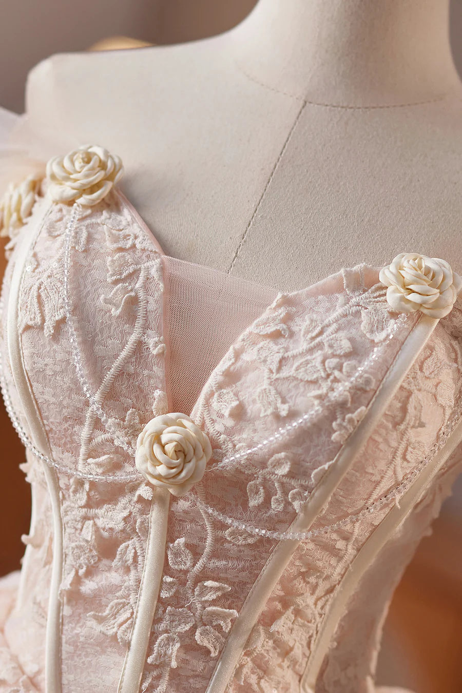 Beautiful Champagne Tulle Lace Off the Shoulder A-Line Short Prom Dress Party Dress