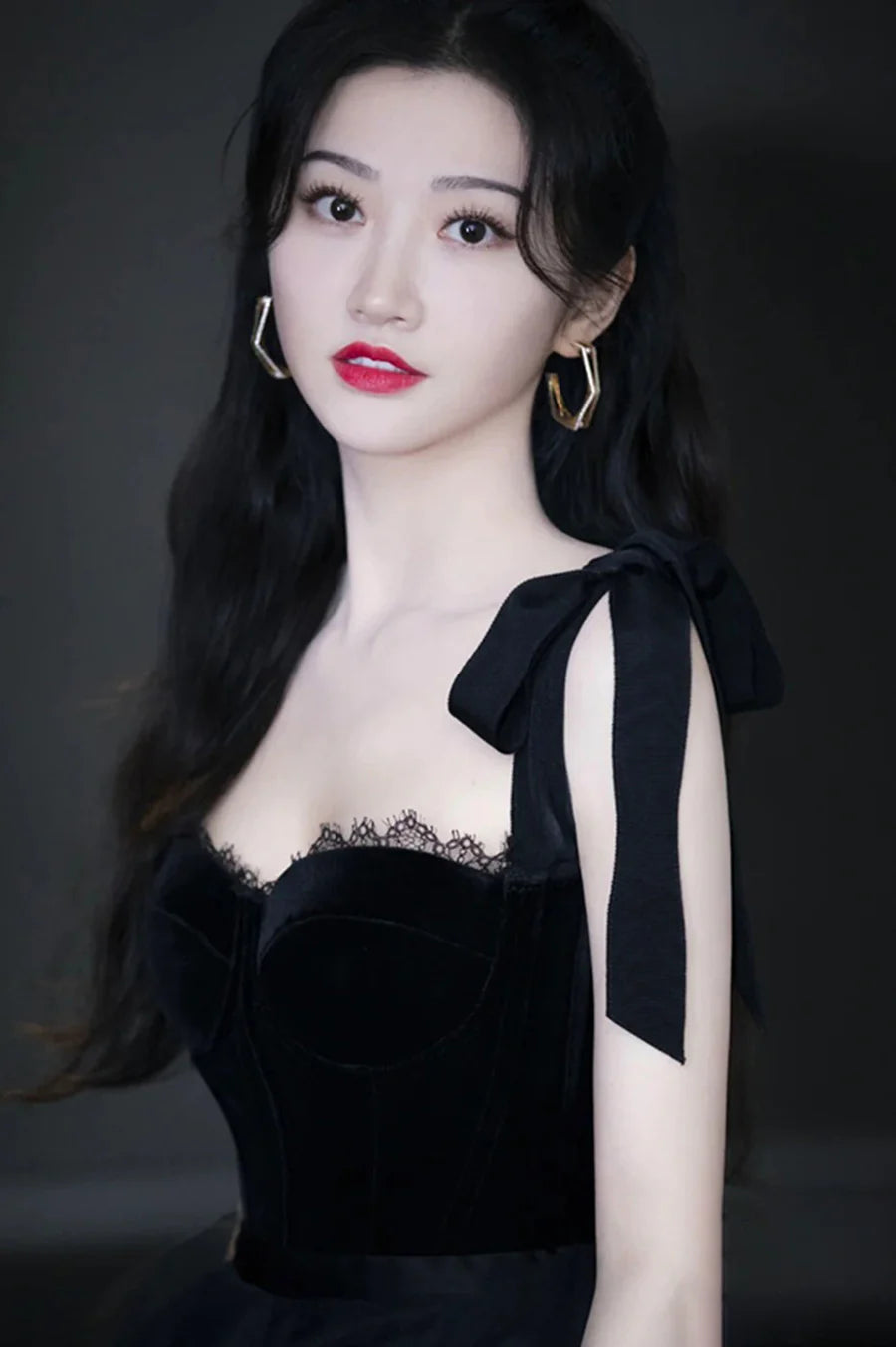 Black Velvet And Tulle Short A-Line Prom Dresses Homecoming Party Dresses