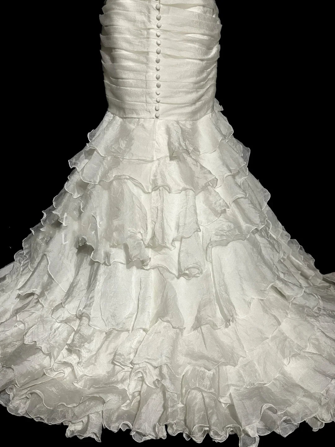 Classy Ivory Tulle Multi-layer Sweetheart Neck Back Zipper Mermaid Long Wedding Dress Bridal Dress