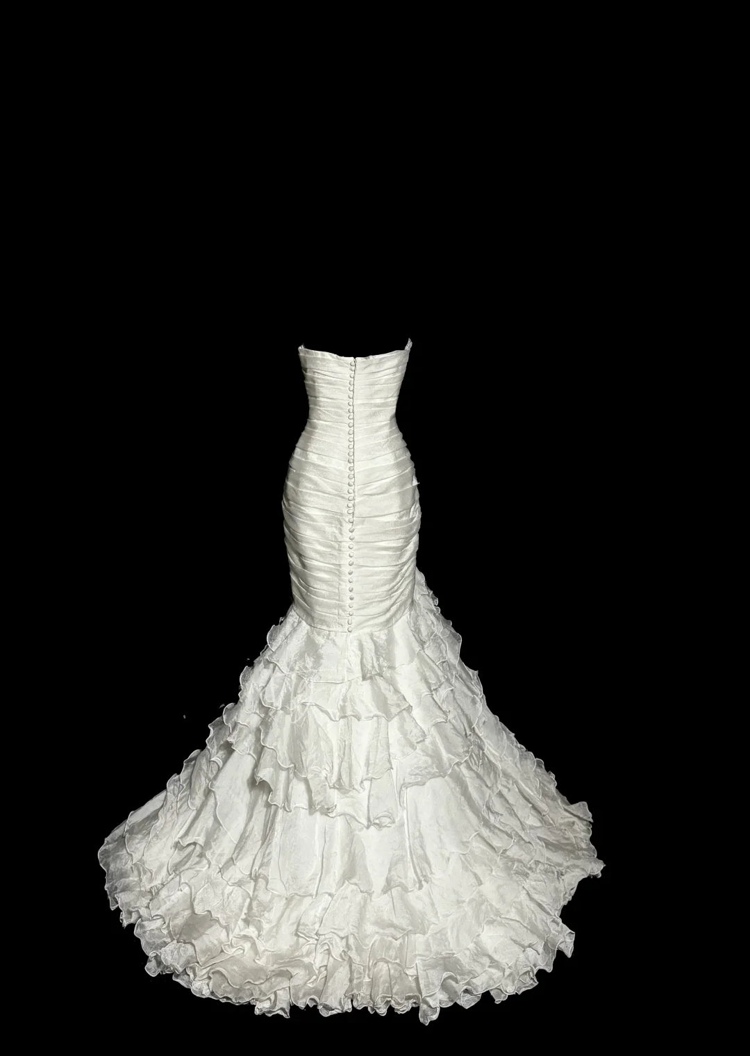 Classy Ivory Tulle Multi-layer Sweetheart Neck Back Zipper Mermaid Long Wedding Dress Bridal Dress