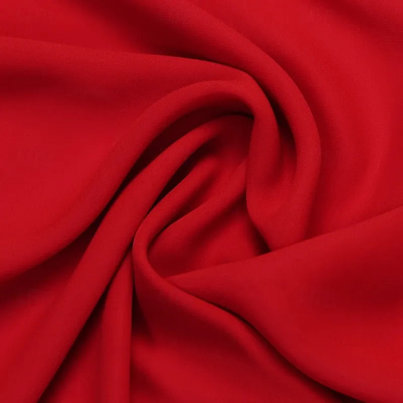 Dramatic A-line One-shoulder Sleeveless Draped Red Maxi Prom Dress for Women Custom