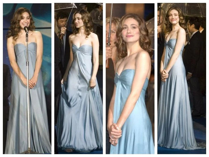 Simple Blue Satin Sweetheart Neck A-Line Floor Length Prom Dresses Formal Evening Dress